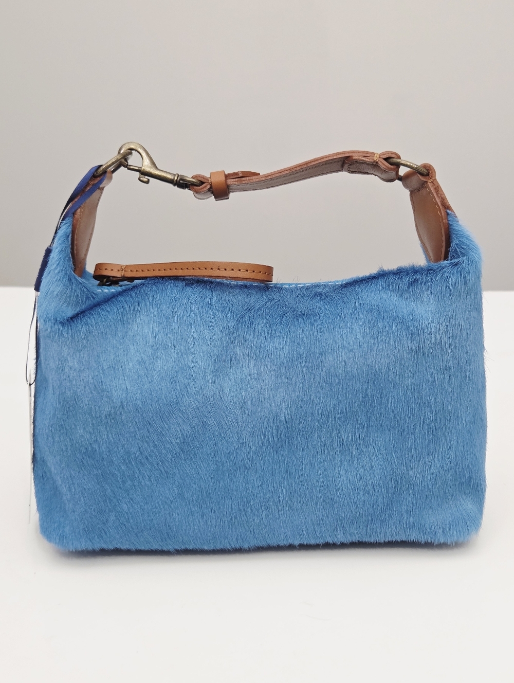 NWT PARKER THATCH SMALL MAURICE HOBO - LIGHT BLUE HAIR